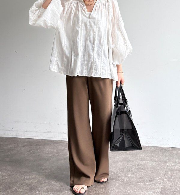  「バイヤスセミフレアパンツ」|チノ|