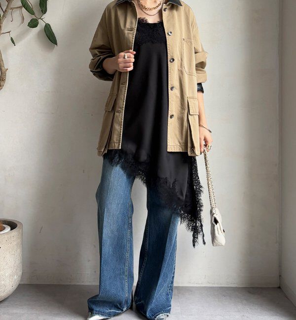  「アシメレースキャミ」|シャツ・ブラウス|