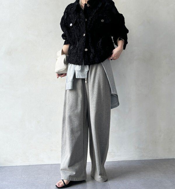  「【WEB限定】カットジャガードジャケット」|ブルゾン・スタジャン|