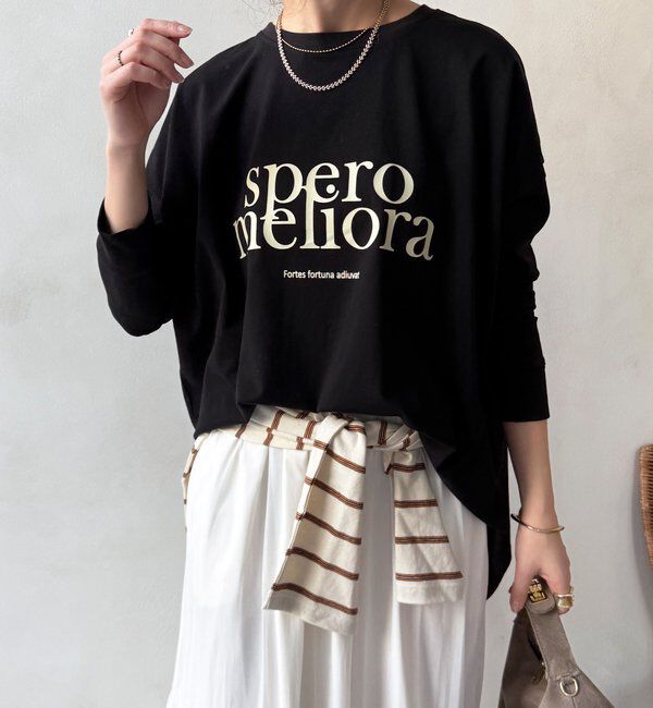  「【WEB限定】オーバーサイズロゴロンTEE」|Tシャツ・カットソー|