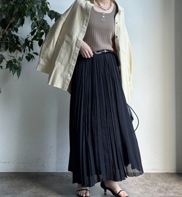  「ランダムプリーツスカート」|スカート|