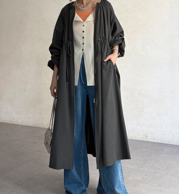  「【WEB限定】バルーンスリーブドロストコート」|その他|