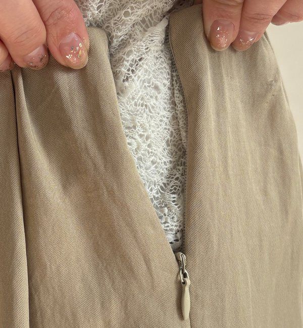  「【WEB限定/セットアップ可能】フロントタックカービーパンツ」|チノ|