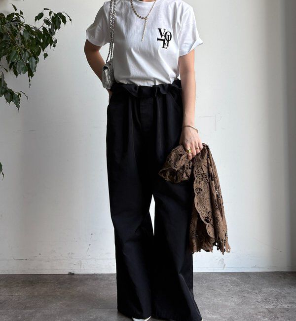  「voileワンポイントフロッキーロゴTEE」|Tシャツ・カットソー|