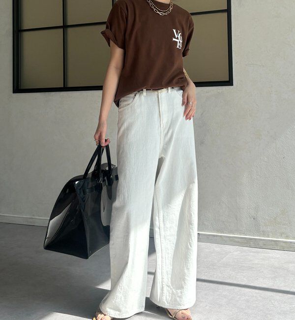  「voileワンポイントフロッキーロゴTEE」|Tシャツ・カットソー|