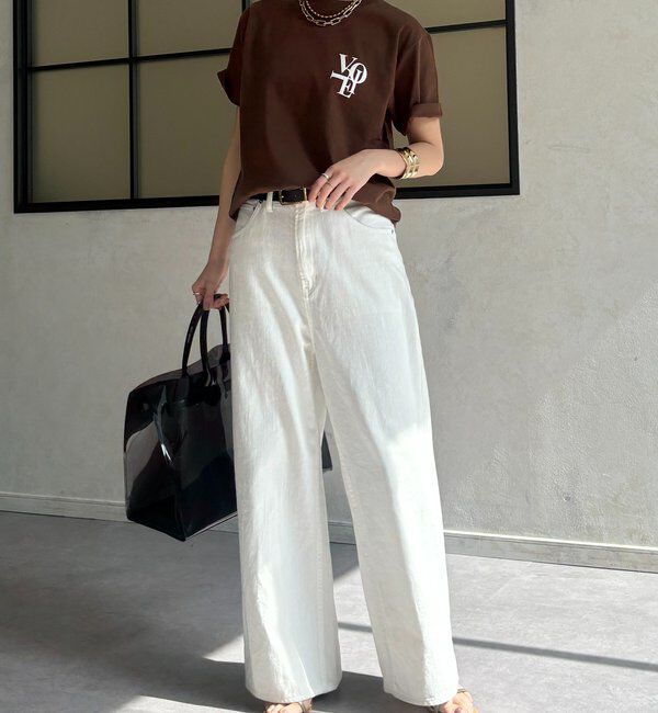  「voileワンポイントフロッキーロゴTEE」|Tシャツ・カットソー|