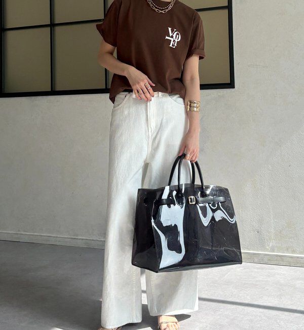  「voileワンポイントフロッキーロゴTEE」|Tシャツ・カットソー|