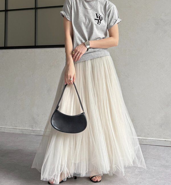  「voileワンポイントフロッキーロゴTEE」|Tシャツ・カットソー|