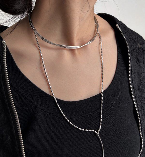  「ウェーブリングチョーカー」|ネックレス|