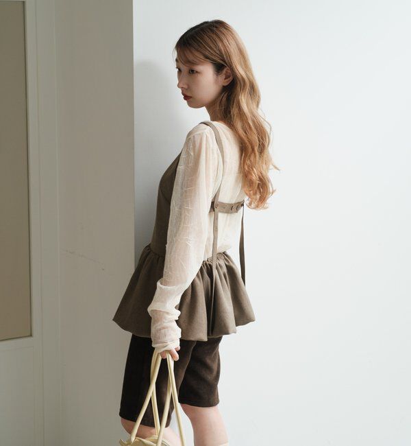  「バルーンキャミビスチェ」|シャツ・ブラウス|