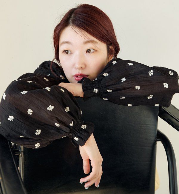  「フラワーステッチブラウス」|シャツ・ブラウス|