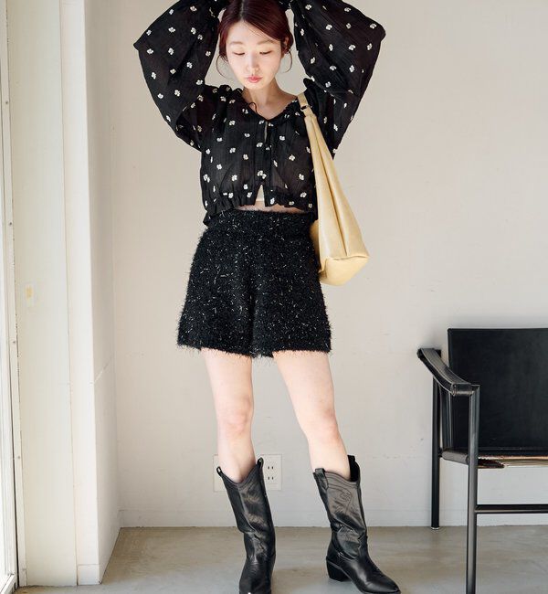  「フラワーステッチブラウス」|シャツ・ブラウス|