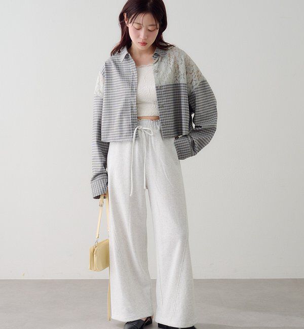  「パッチワークレースシャツ」|シャツ・ブラウス|