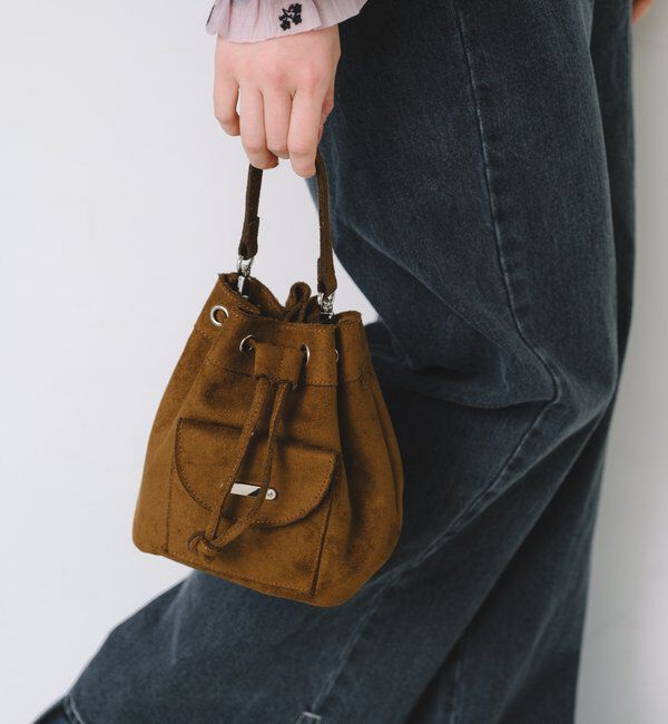  「【2026SSカタログ/4色展開】スエードミニバッグ」|トートバッグ|