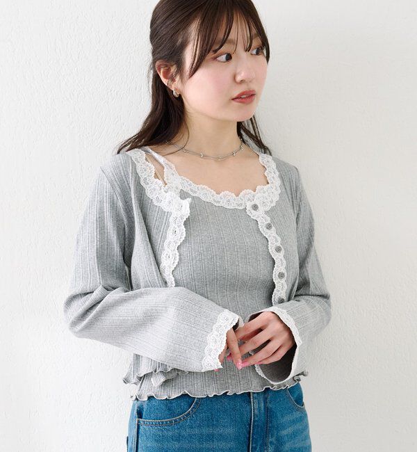  「レースアンサンブルSET」|Tシャツ・カットソー|