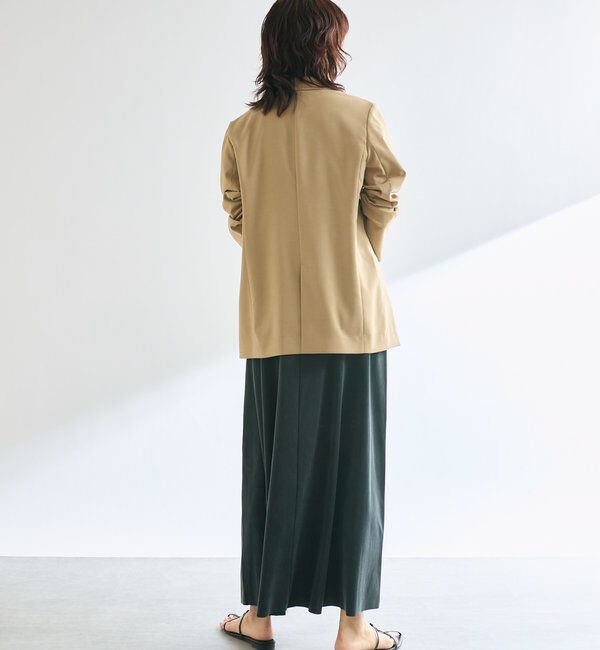  「【オンオフ着れる】ライトピークドラペルジャケット」|テーラードジャケット|