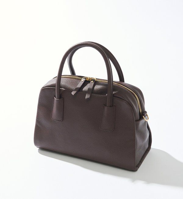  「【キレイめにもカジュアルにも】レザーボストン」|トートバッグ|