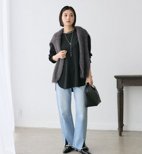  「カットジョーゼットライトプルオーバー」|Tシャツ・カットソー|