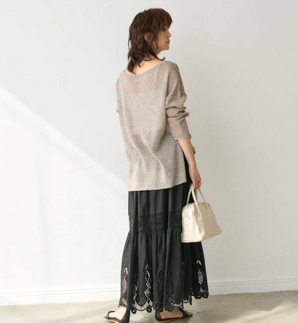  「メランジルーズニット」|ニット・セーター|