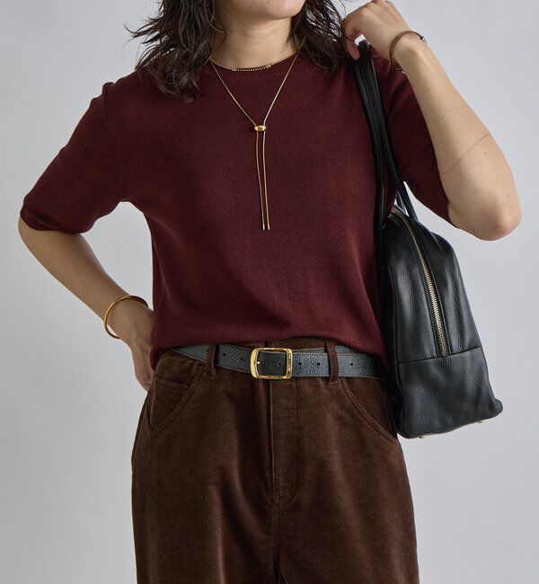  「【接触冷感】ゴブソデニットTee」|ニット・セーター|