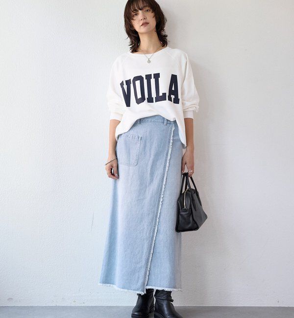  「【Yossshiiii企画】ワイドロゴカットオフスエット」|Tシャツ・カットソー|