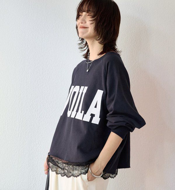  「【Yossshiiii企画】ワイドロゴカットオフスエット」|Tシャツ・カットソー|