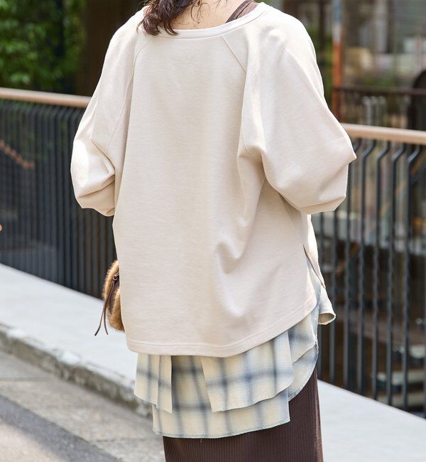  「【新色追加/抜け感◎】ハーフZIPスウェット」|Tシャツ・カットソー|