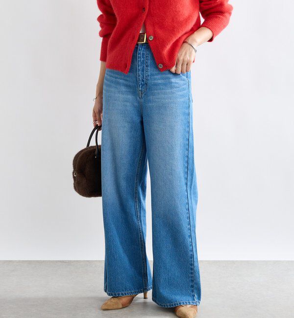  「【MONN.:.(モン)】バギーデニムパンツ」|デニム|