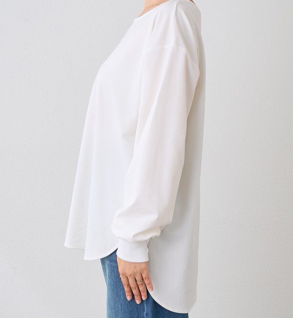  「【新色追加/着回し力抜群】キュプラカットプルオーバー」|Tシャツ・カットソー|