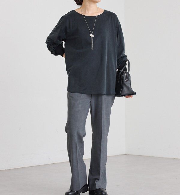  「【新色追加/着回し力抜群】キュプラカットプルオーバー」|Tシャツ・カットソー|