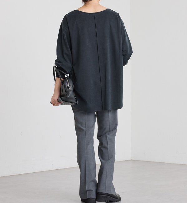  「【新色追加/着回し力抜群】キュプラカットプルオーバー」|Tシャツ・カットソー|