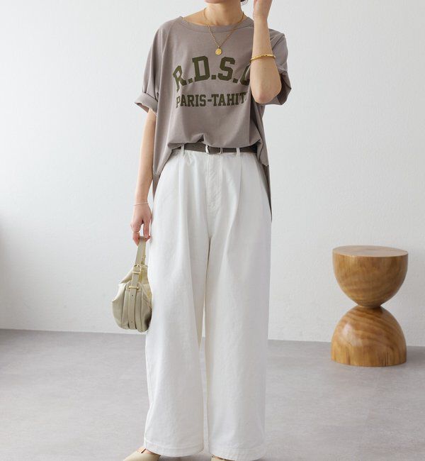  「【A・MONN(アモン)】ホワイトデニムパンツ」|デニム|