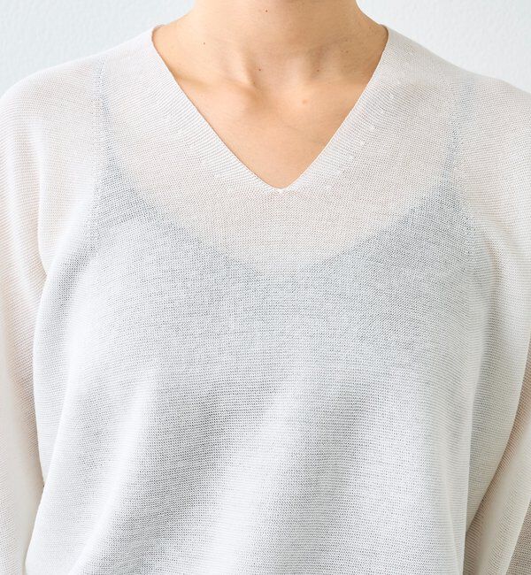  「【軽くしなやかな着心地】ライトギマバックボリュームニット」|ニット・セーター|