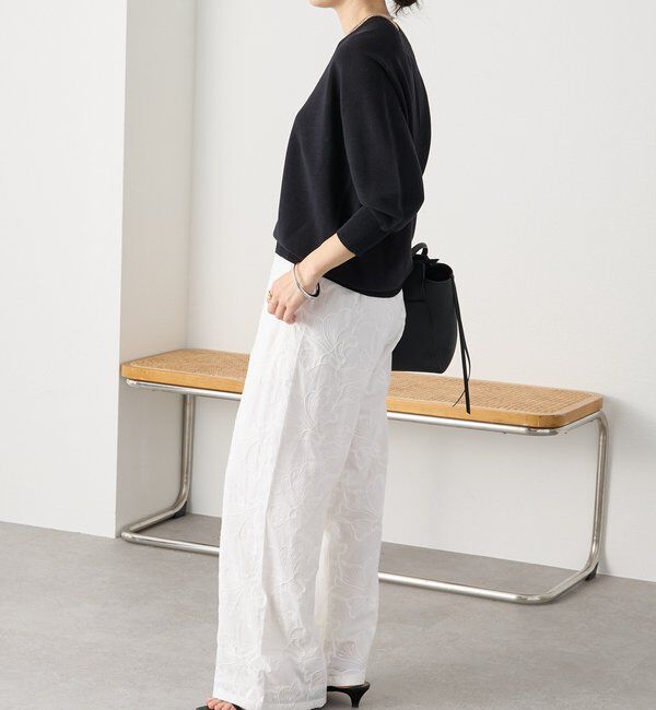  「【軽くしなやかな着心地】ライトギマバックボリュームニット」|ニット・セーター|