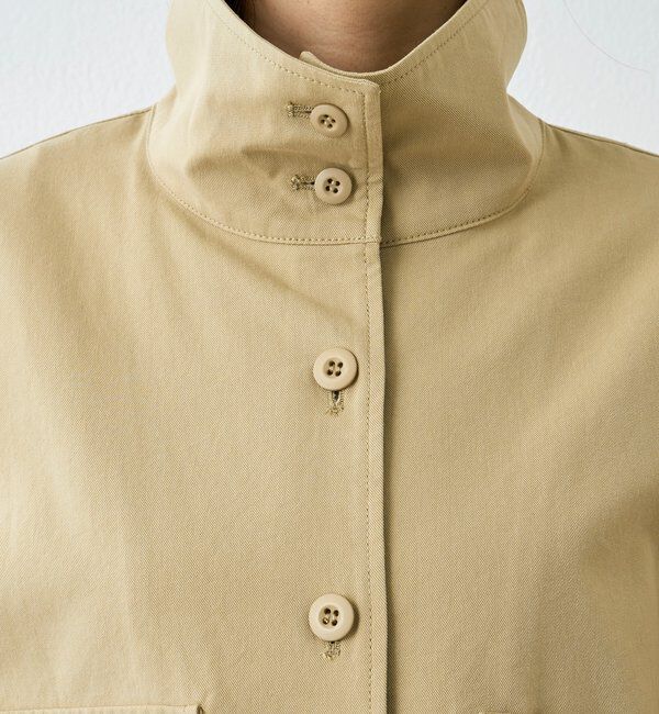  「【A・MONN(アモン)】ミリタリースタンドシャツ」|シャツ・ブラウス|