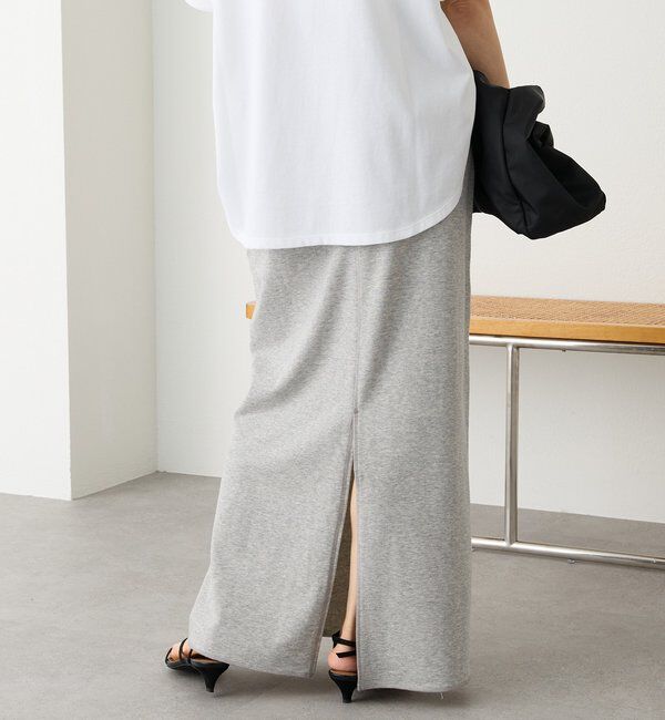  「予約【イージーな着心地】スエットロングスカート」|スカート|