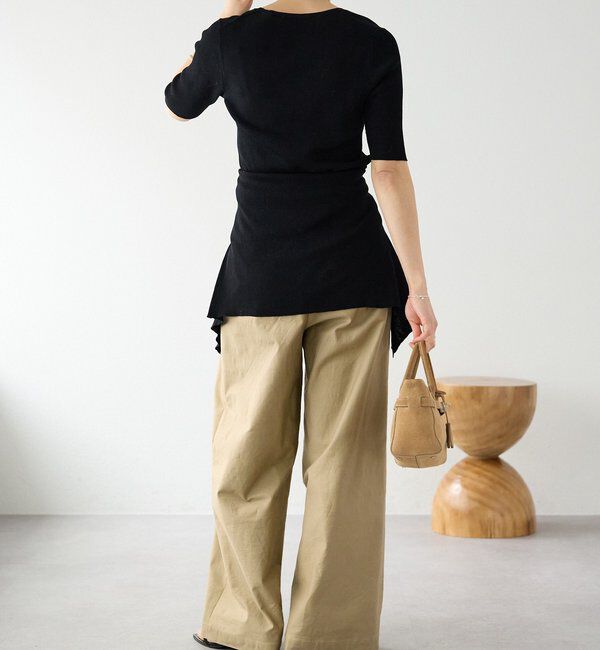  「予約【アンサンブル対応可】コットンリブカーディガン」|カーディガン|