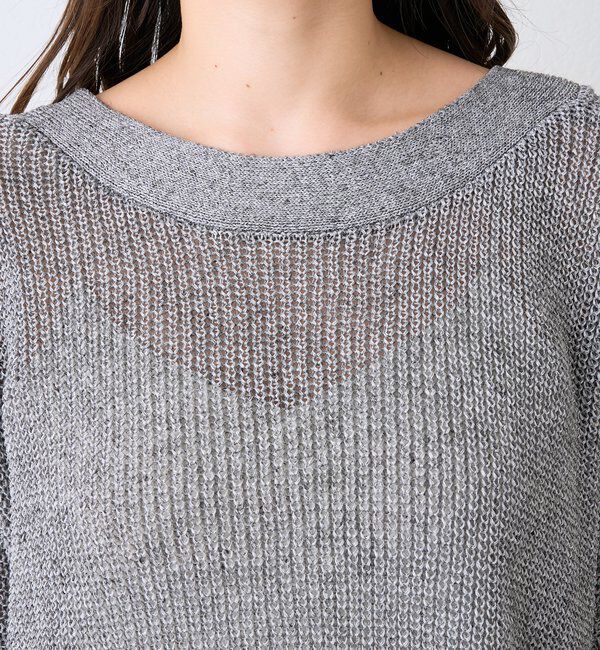  「予約【前後2WAY仕様】リネンブレンド2WAYカーデ」|カーディガン|