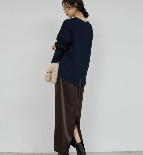  「【新色登場！】バックスリットブラウスT」|シャツ・ブラウス|