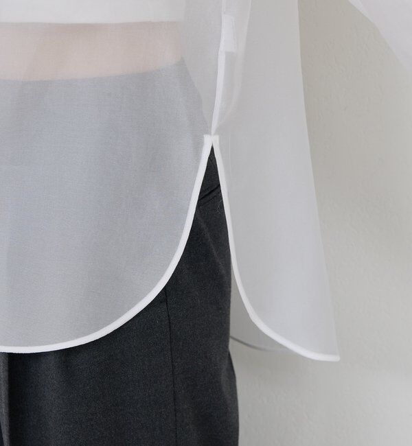  「シアーカーブスリーブブラウス」|シャツ・ブラウス|