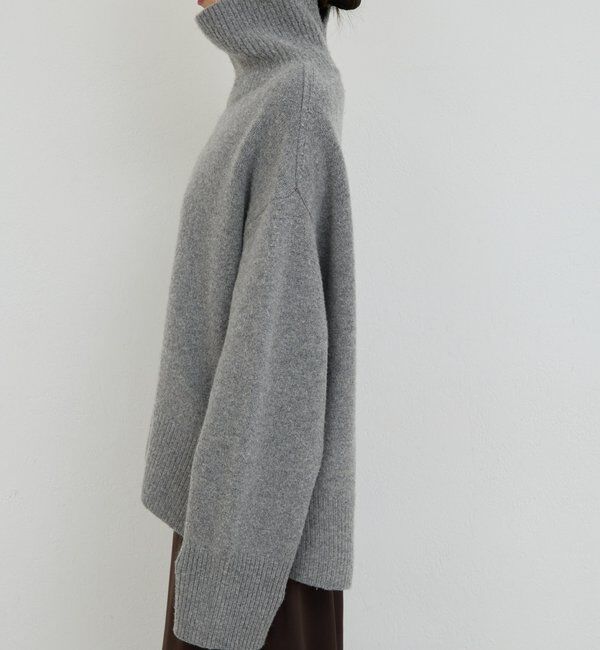  「【手洗い可】ウールタートルプルオーバー」|ニット・セーター|