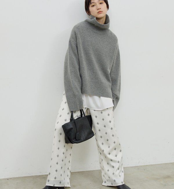  「【手洗い可】ウールタートルプルオーバー」|ニット・セーター|