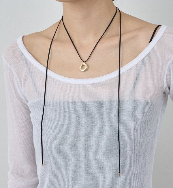  「リングトップコードネックレス」|リング|