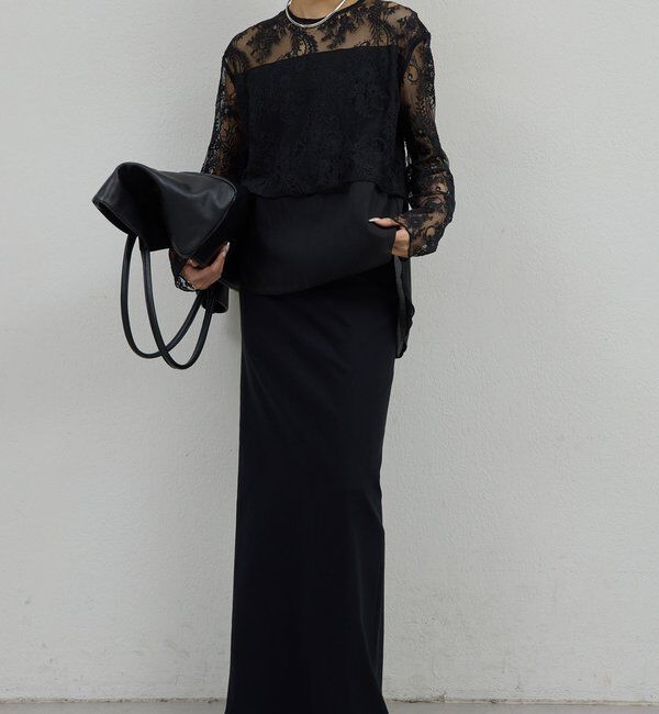  「レイヤードレースブラウス」|シャツ・ブラウス|