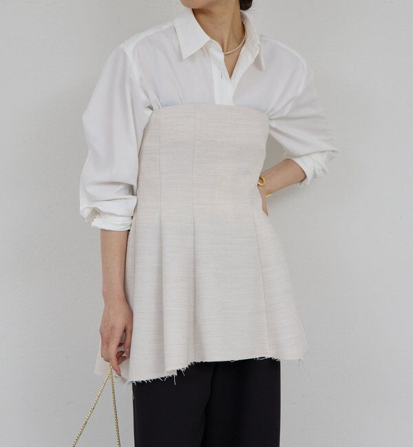  「【セットアップ対応】ダブルクロスビスチェ」|シャツ・ブラウス|