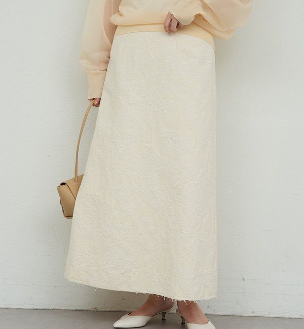  「【セットアップ対応】ジャガードスカート」|スカート|