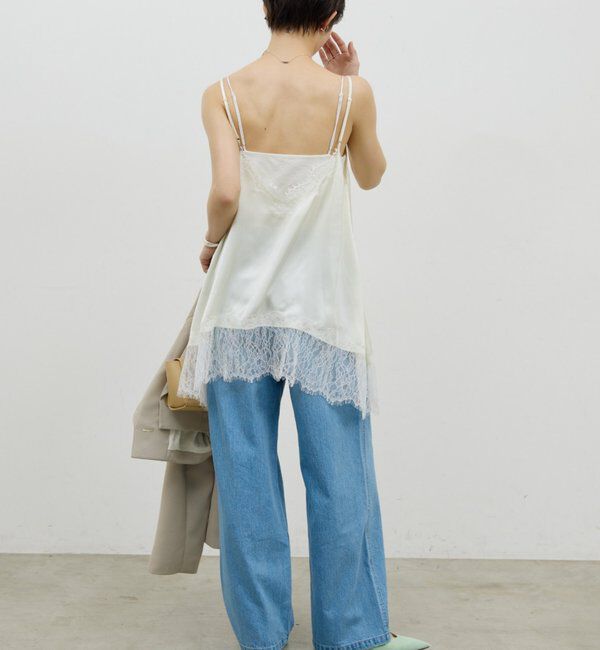  「【＋1で新鮮コーデ】レースキャミチュニック」|シャツ・ブラウス|