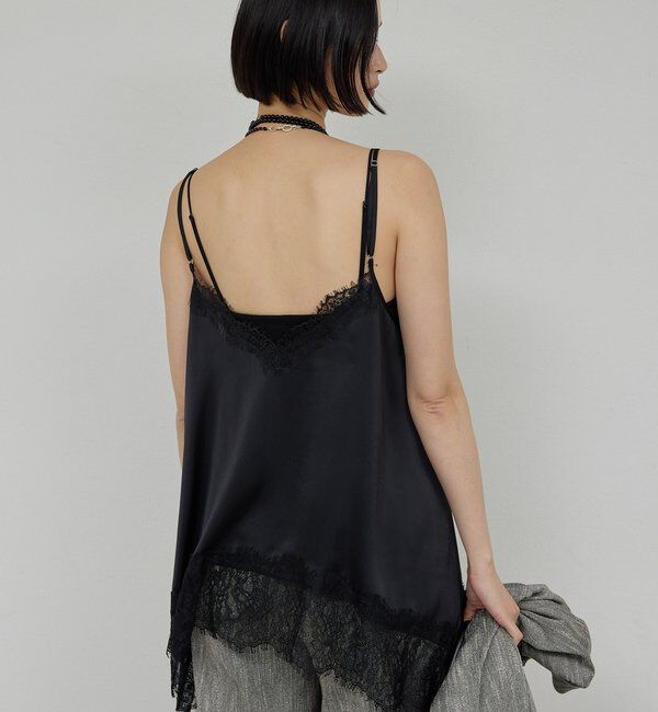  「【＋1で新鮮コーデ】レースキャミチュニック」|シャツ・ブラウス|