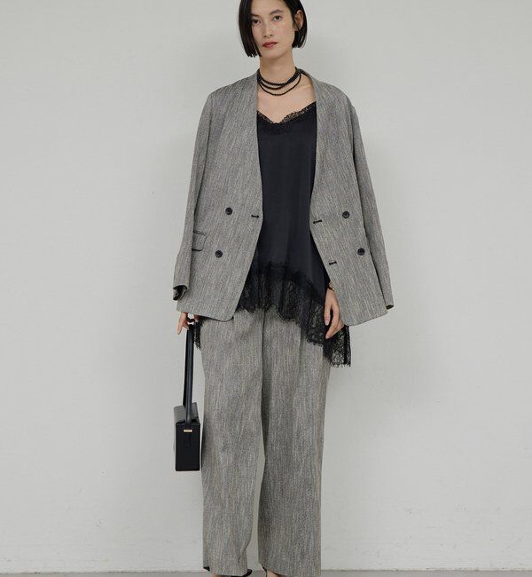  「【＋1で新鮮コーデ】レースキャミチュニック」|シャツ・ブラウス|