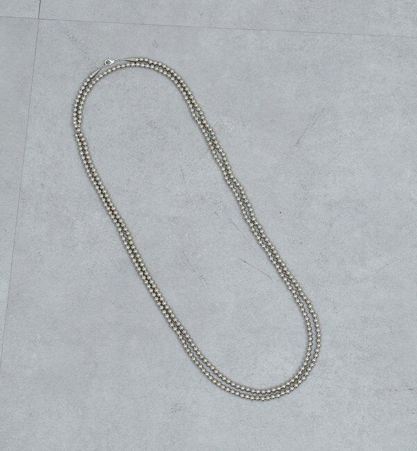  「レイヤードボールロングネックレス」|リング|